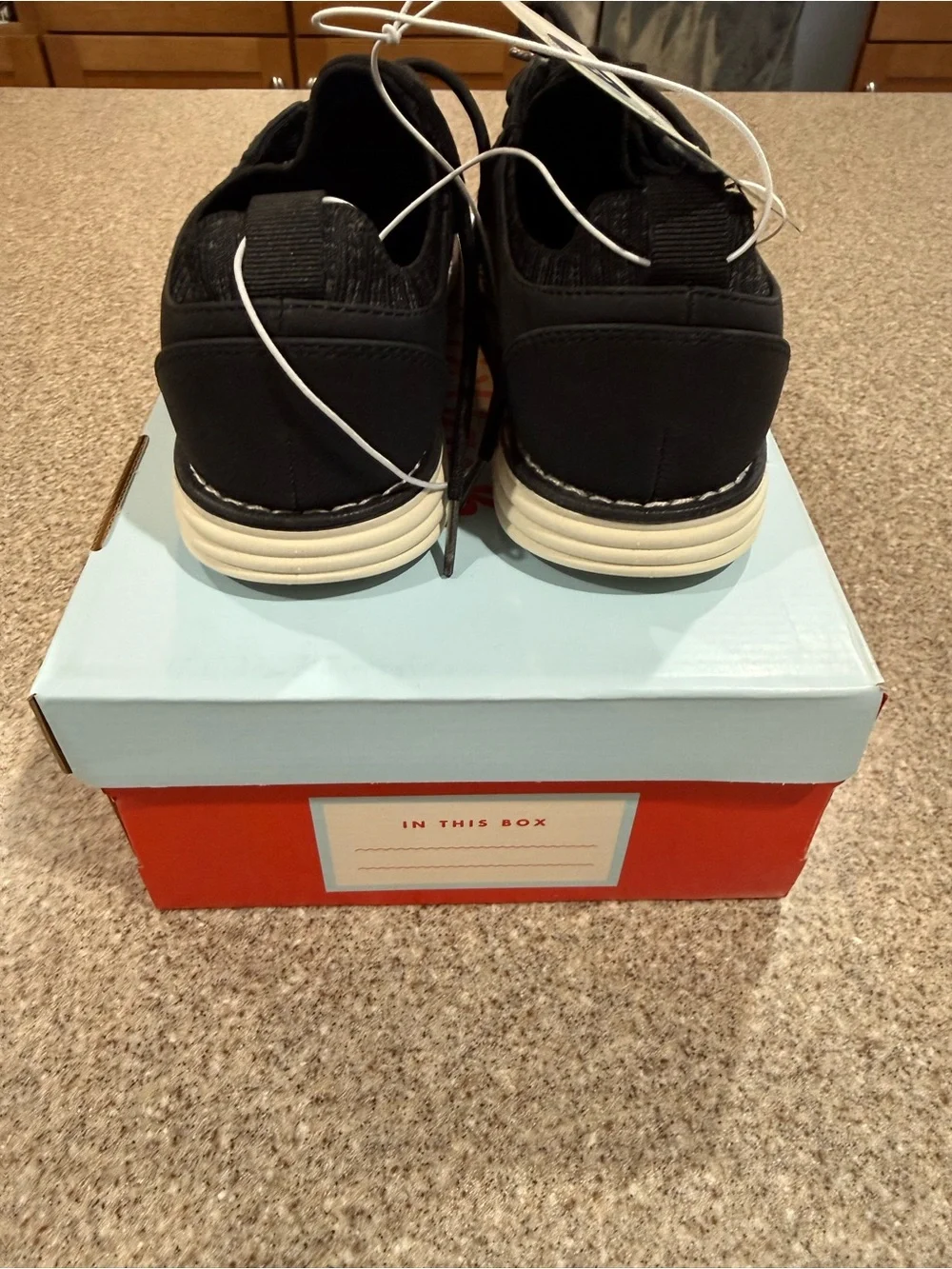 Cat & Jack Toddler Elijah Knit Shoes, Black, Size 13T, NEW!